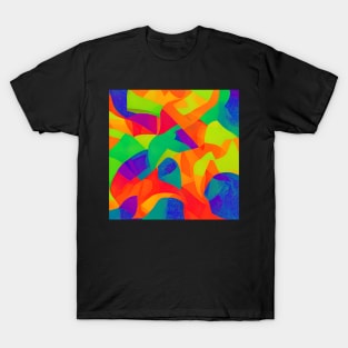 omg retro pattern abstract T-Shirt